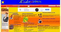 Desktop Screenshot of kinderpleinen.nl