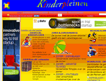 Tablet Screenshot of kinderpleinen.nl